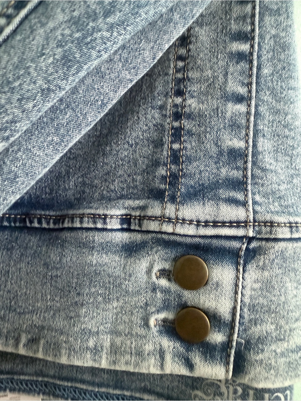 Terra & Sky Plus Skinny High Rise Jeggings - Denim Blue - Picture 3 of 3